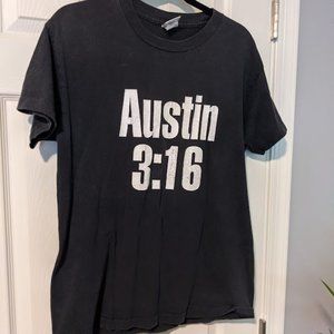 WWF Austin 3:16 Vintage 1990's Tshirt Medium
